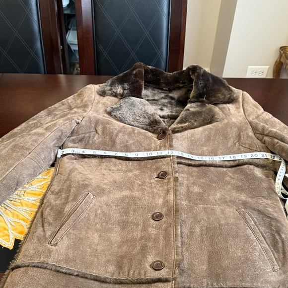 Brandon Thomas Dark Brown Teddy Jacket - Picture 6 of 11